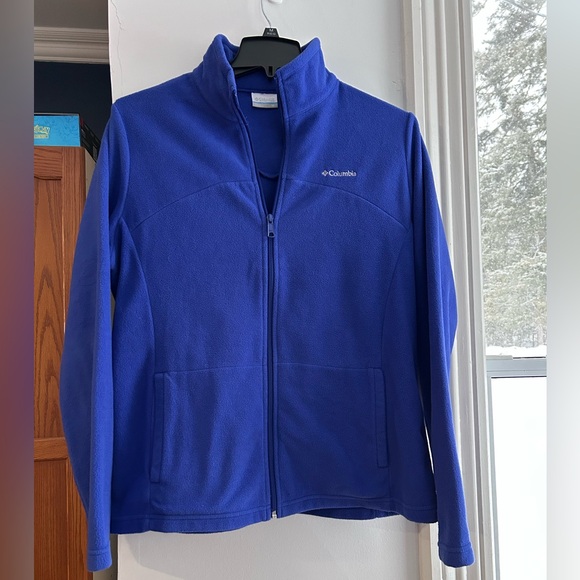 Columbia Jackets & Blazers - Columbia Fleece Blue Full-Zip Jacket